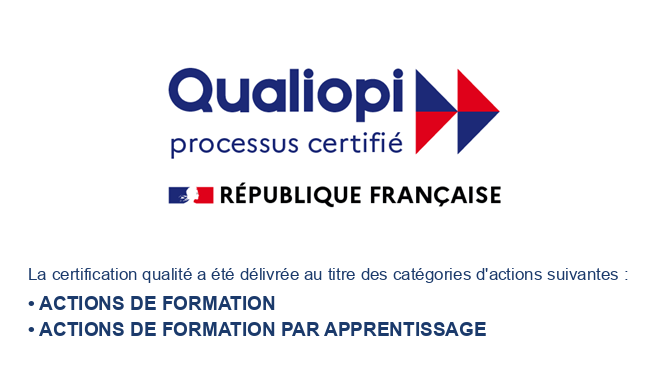 Qualiopi, processus certifié pour actions de formation et actions de formation par apprentissage